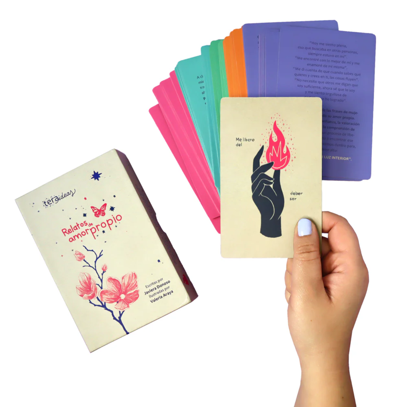 Cartas Relatos de Amor Propio - Autoconocimiento y Autocuidado - Mazo de 50 cartas 4