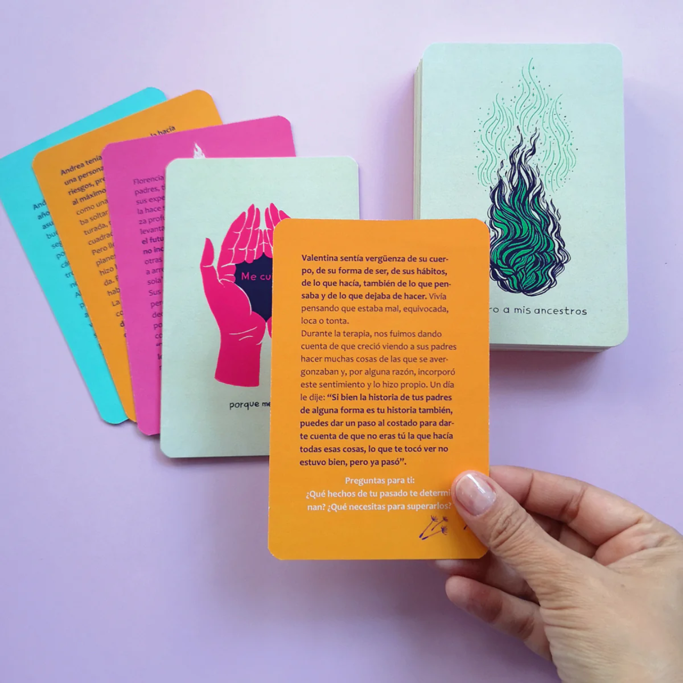 Cartas Relatos de Amor Propio - Autoconocimiento y Autocuidado - Mazo de 50 cartas 3