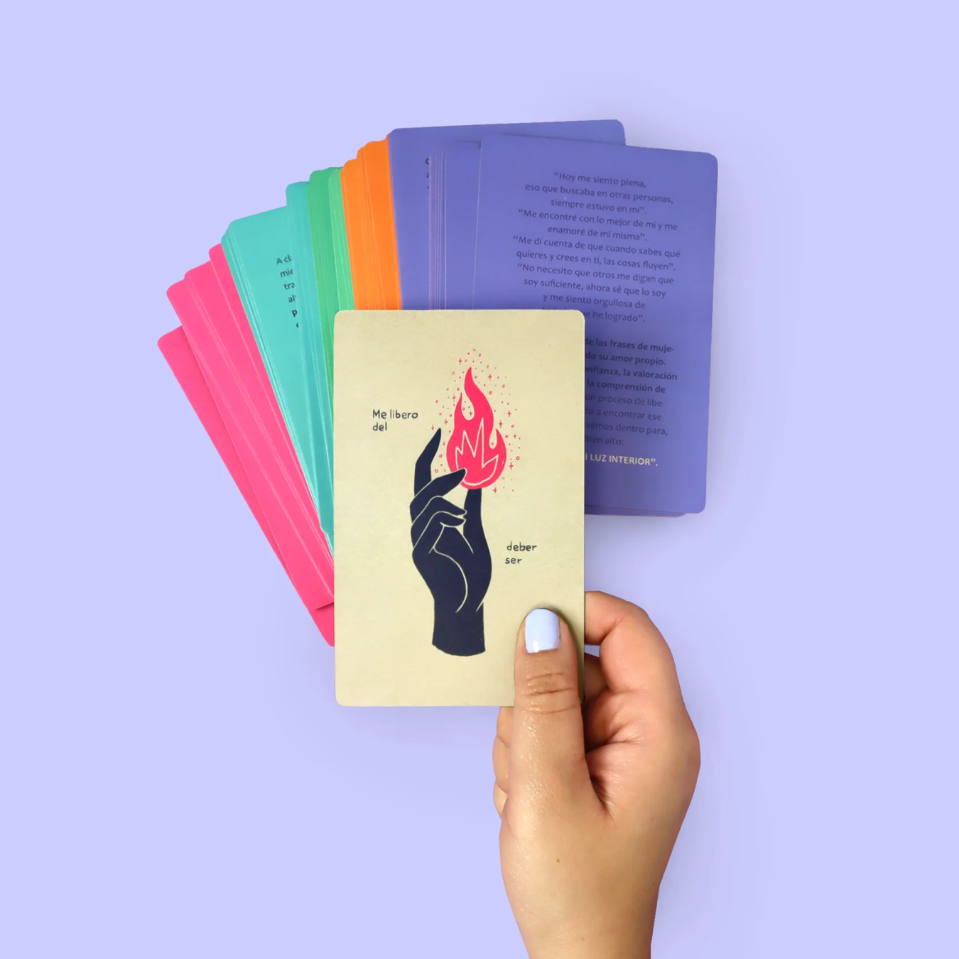 Cartas Relatos de Amor Propio - Autoconocimiento y Autocuidado - Mazo de 50 cartas 2
