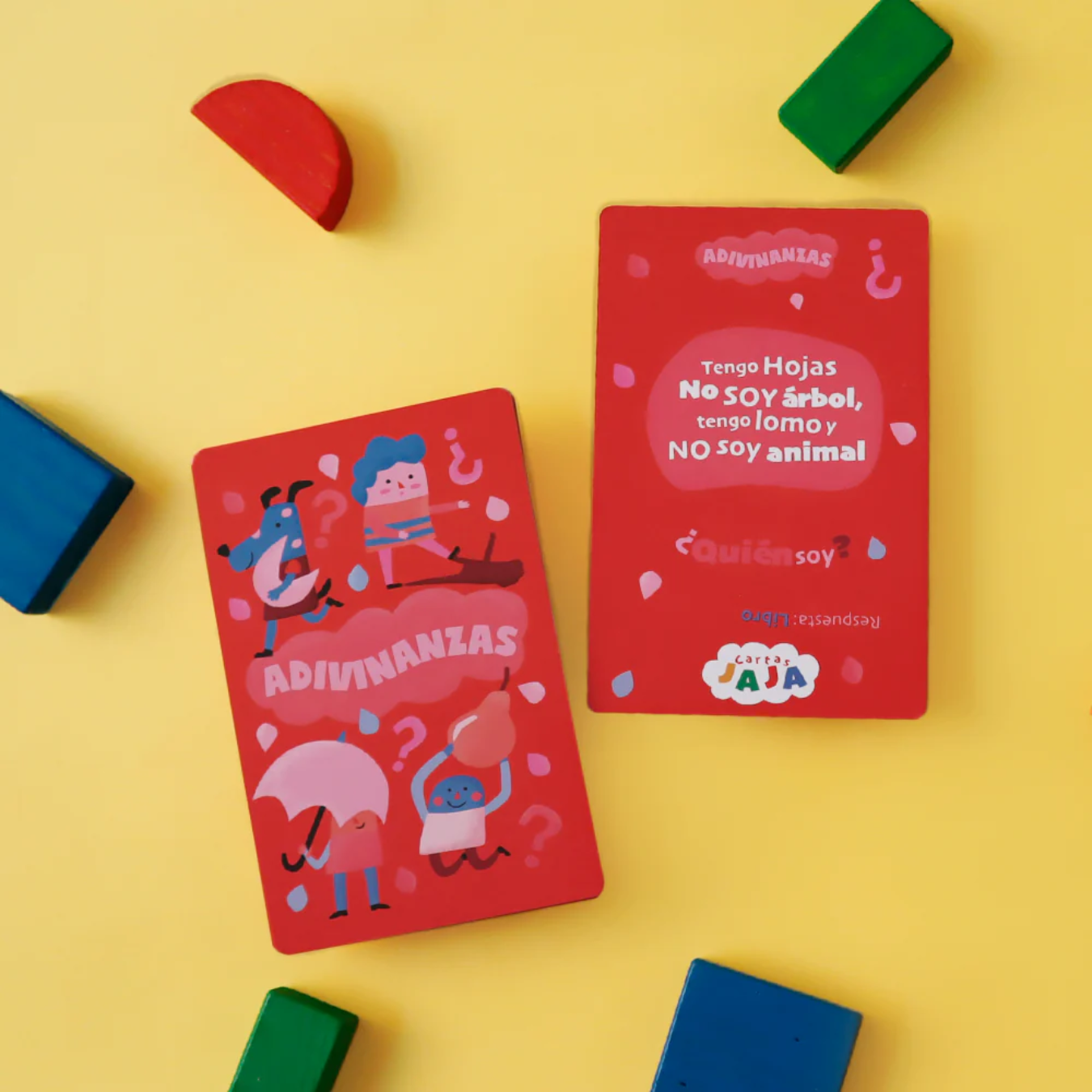 Cartas Jaja - Juego con adivinanzas, mímicas, chistes, desafíos y rimajadas para niños y familias 3