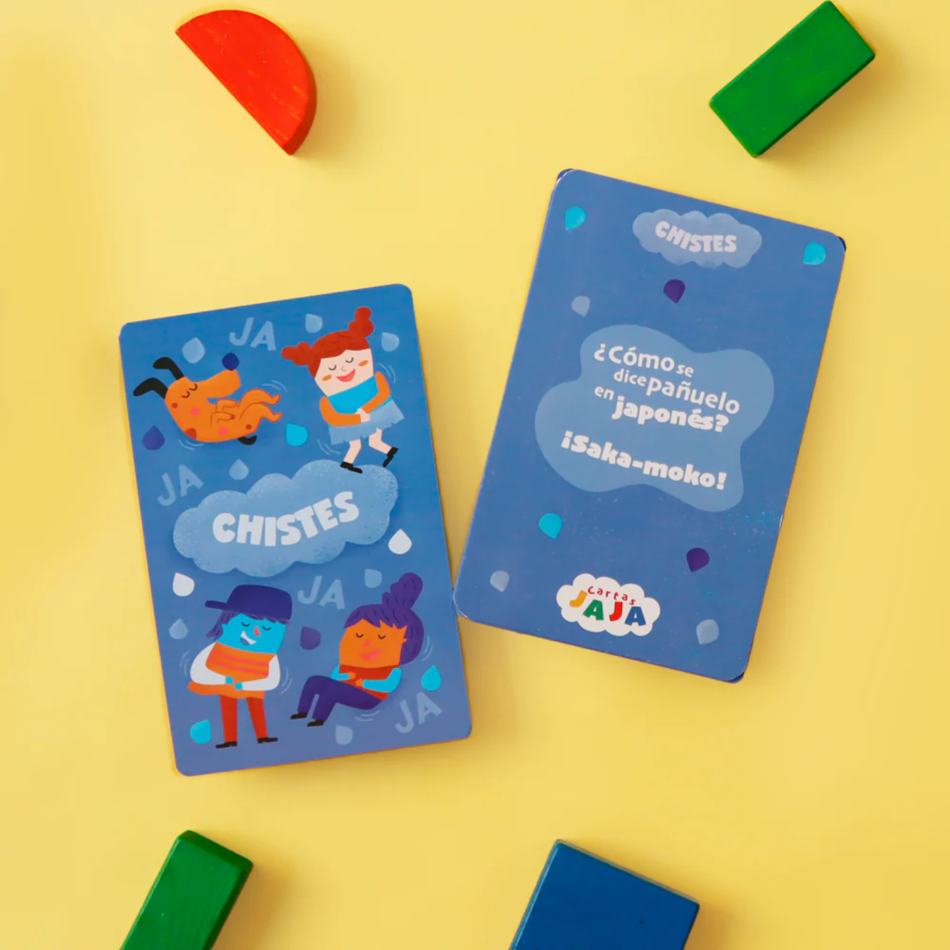 Cartas Jaja - Juego con adivinanzas, mímicas, chistes, desafíos y rimajadas para niños y familias 2