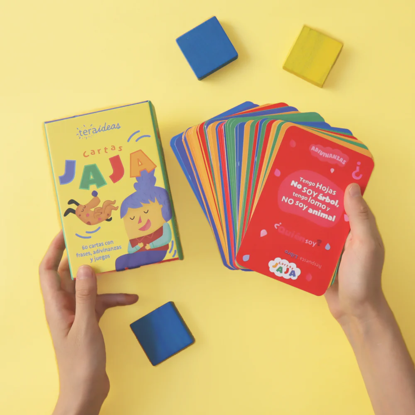 Cartas Jaja - Juego con adivinanzas, mímicas, chistes, desafíos y rimajadas para niños y familias 6