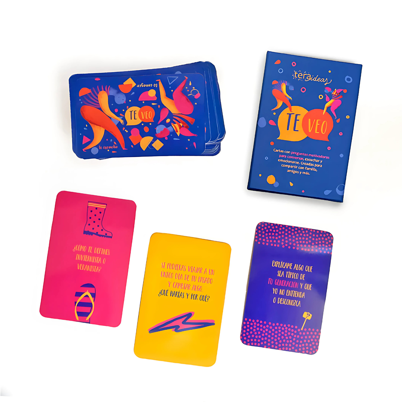 Cartas Te Veo - Juego de preguntas motivadoras - Adolescentes y adultos 3