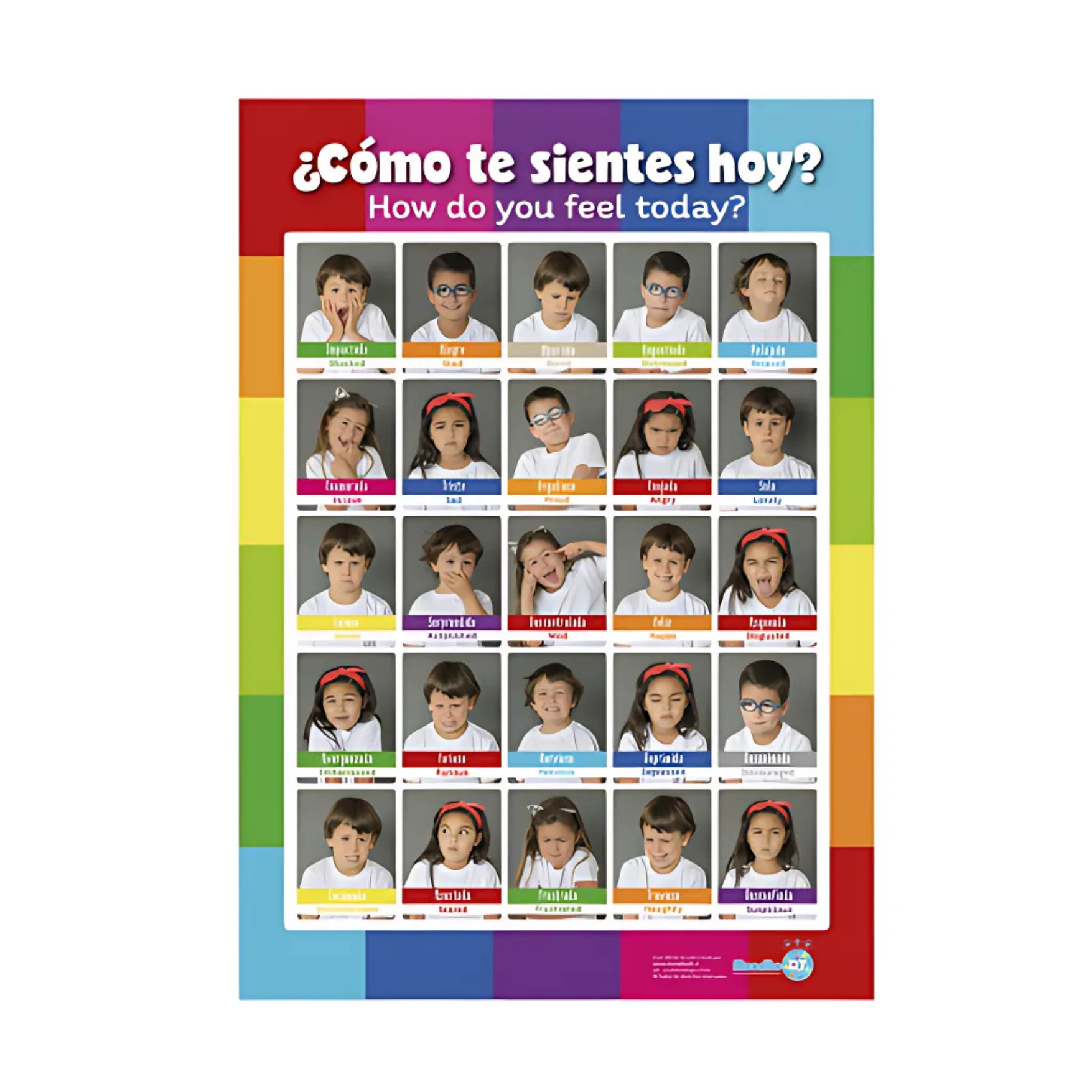 Afiche de las emociones faces 1