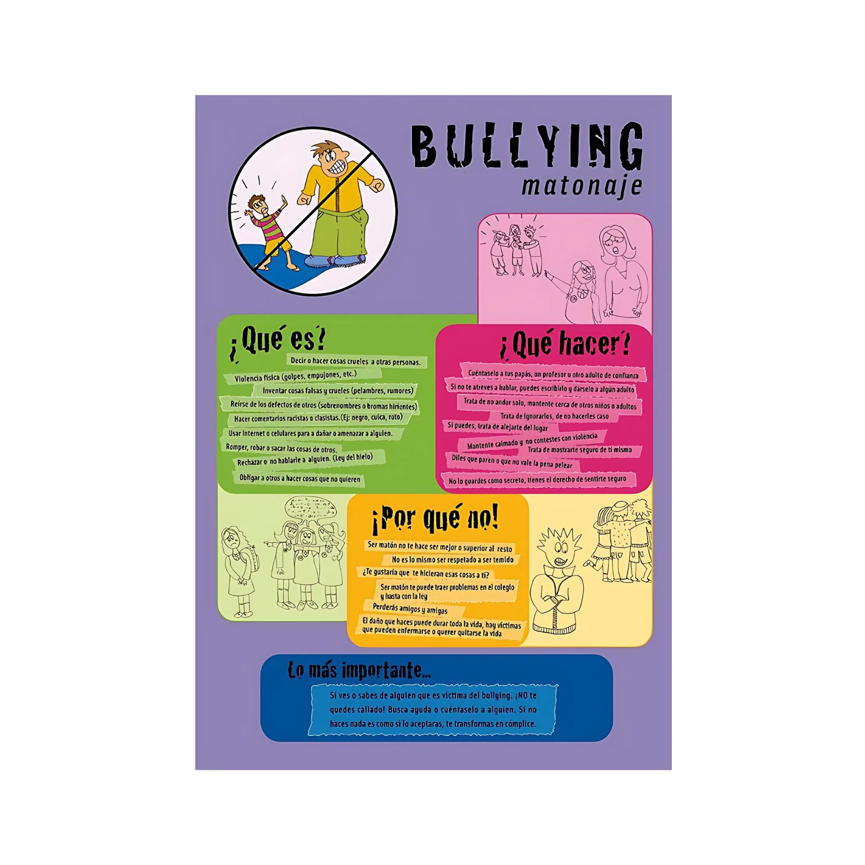 Afiche Anti Bullying 1