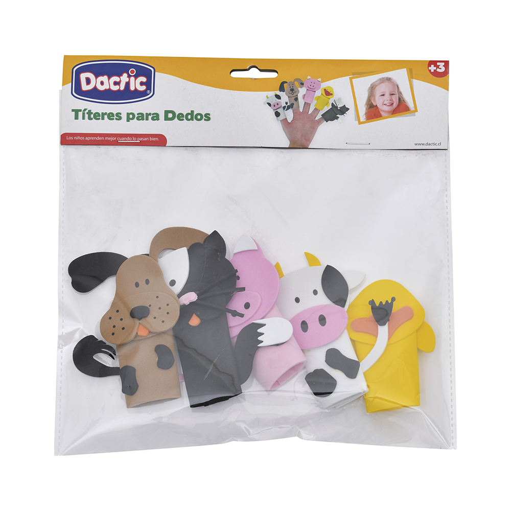 Titeres de Dedos Goma Eva Animales 1