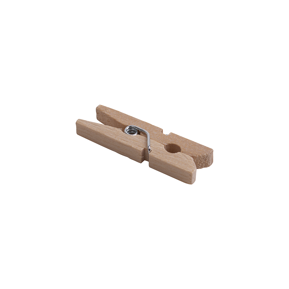 Pinza Perritos Madera Natural 3