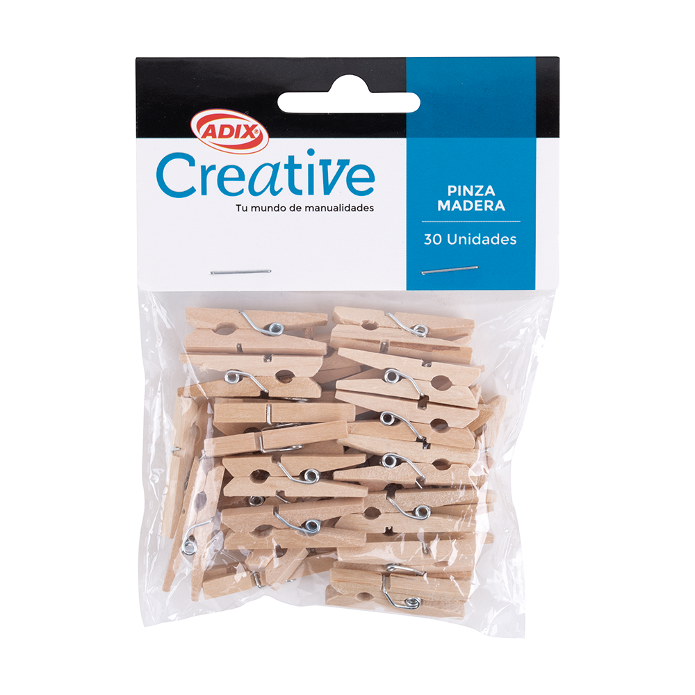 Pinza Perritos Madera Natural 1