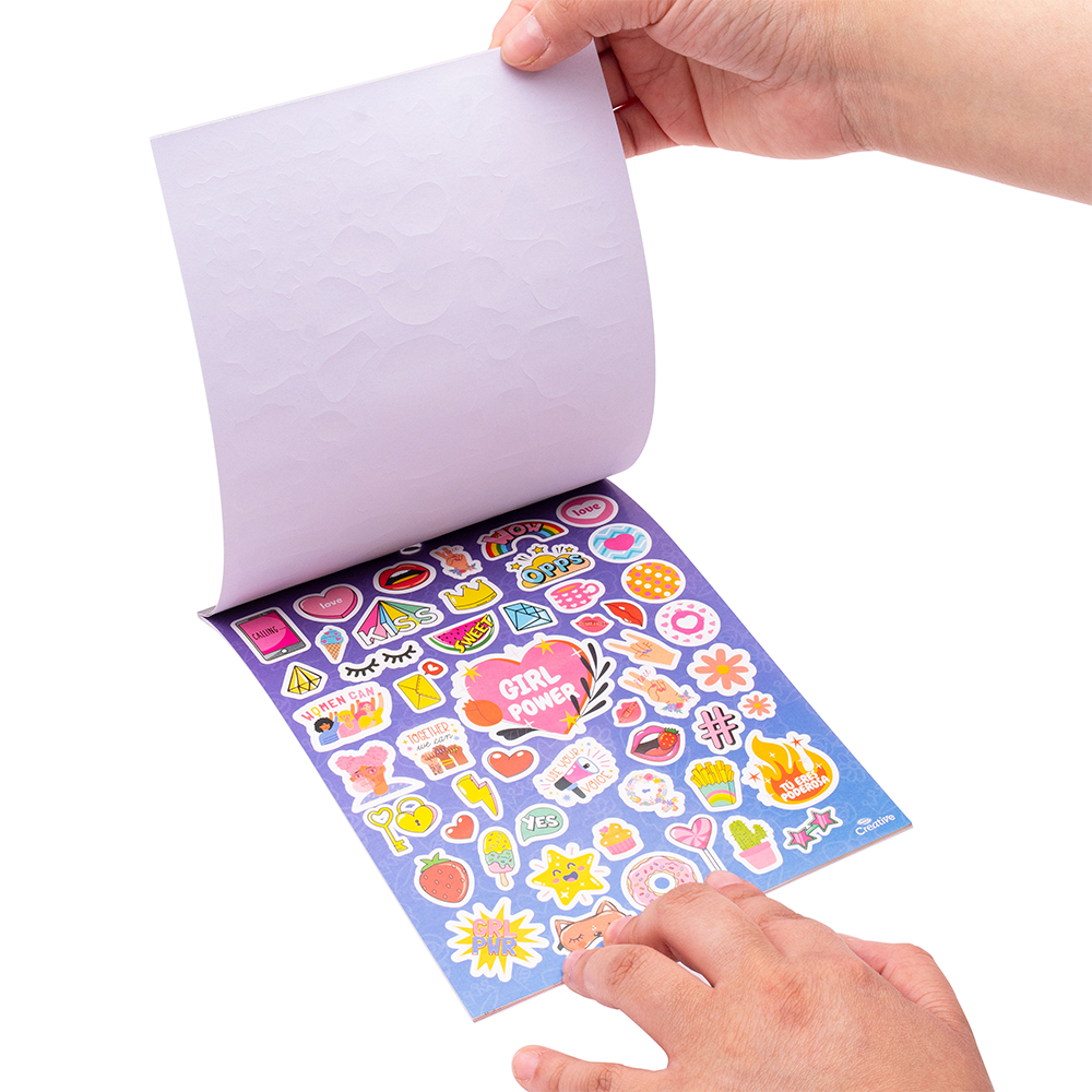 Block Sticker Power Girl 2
