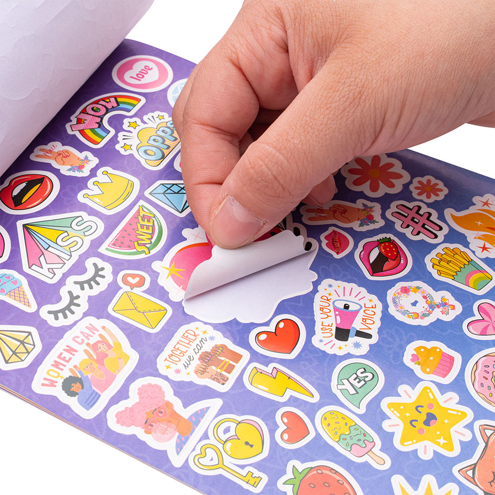 Block Sticker Power Girl 3