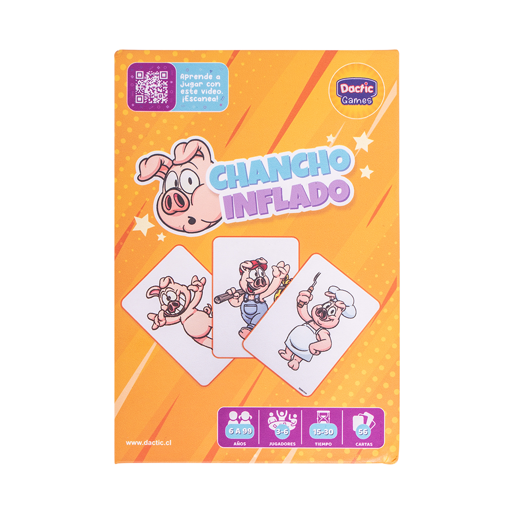 Juego Cartas Chancho Inflado - Dactic 1