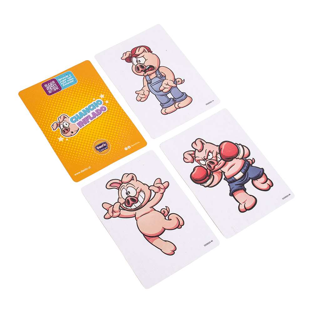 Juego Cartas Chancho Inflado - Dactic 3
