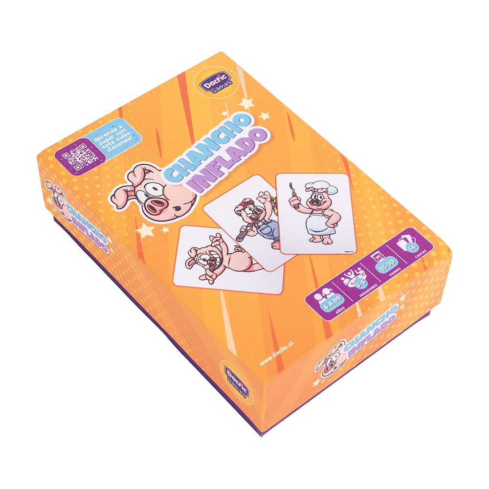 Juego Cartas Chancho Inflado - Dactic 8