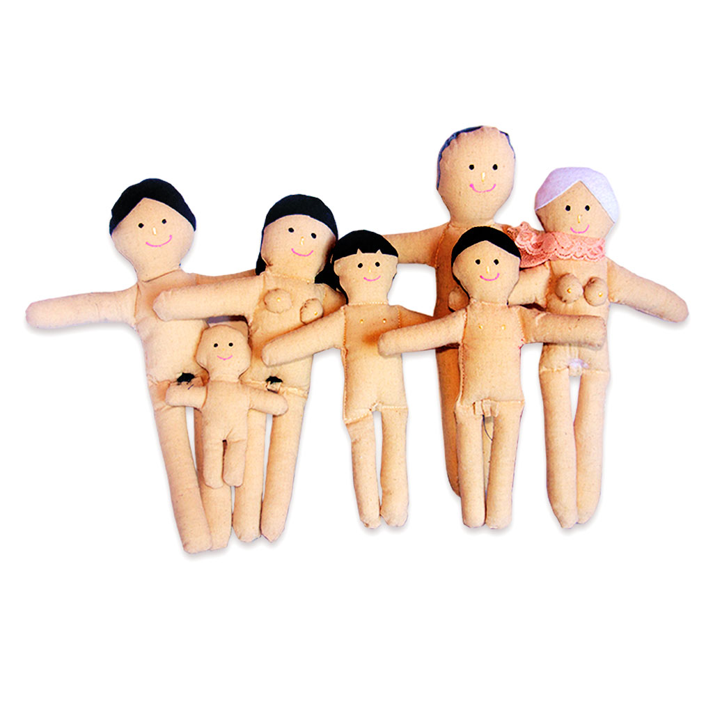 Familia de Trapo Sexuada 2
