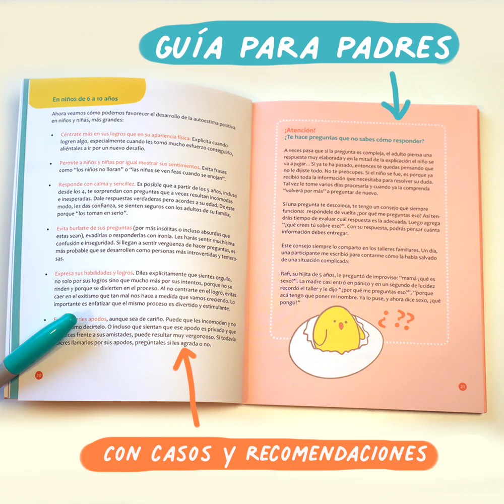 Guía: Autoestima para el Corazón - Manual para Padres y Adultos cuidadores - Potenciando la autoestima saludable en niños y niñas 2