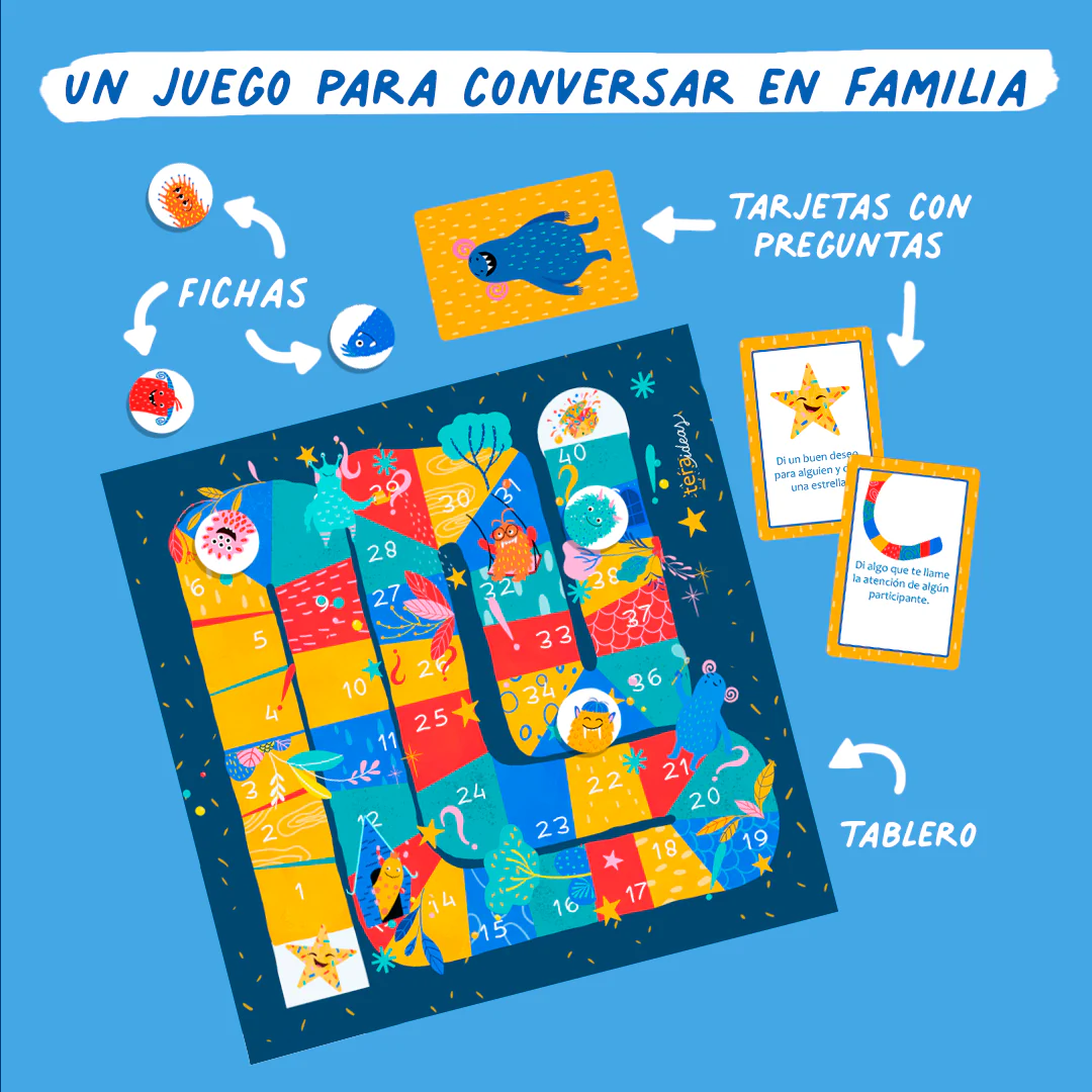 Juego Preguntosos - Conversación para familias y grupos - Desde 4 años 2