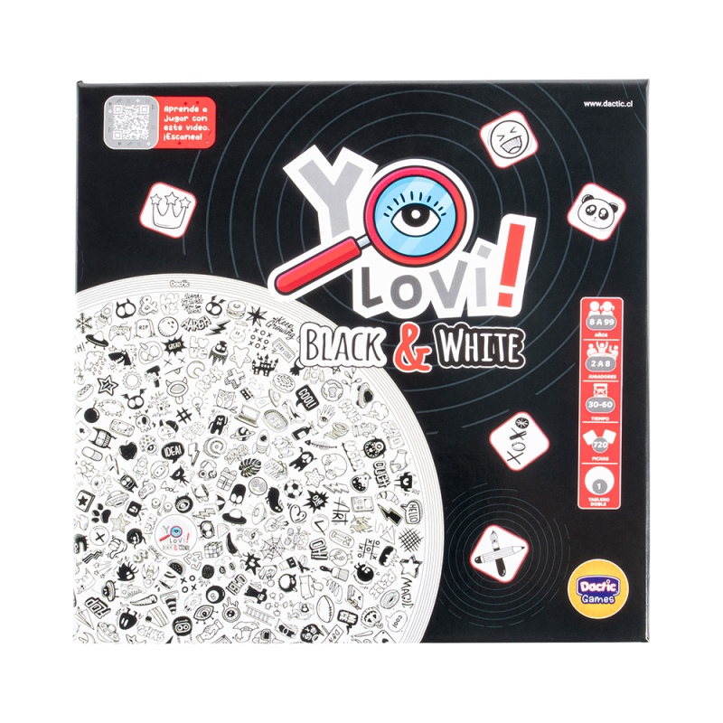 Yo lo Vi! Black & White juego de mesa 1