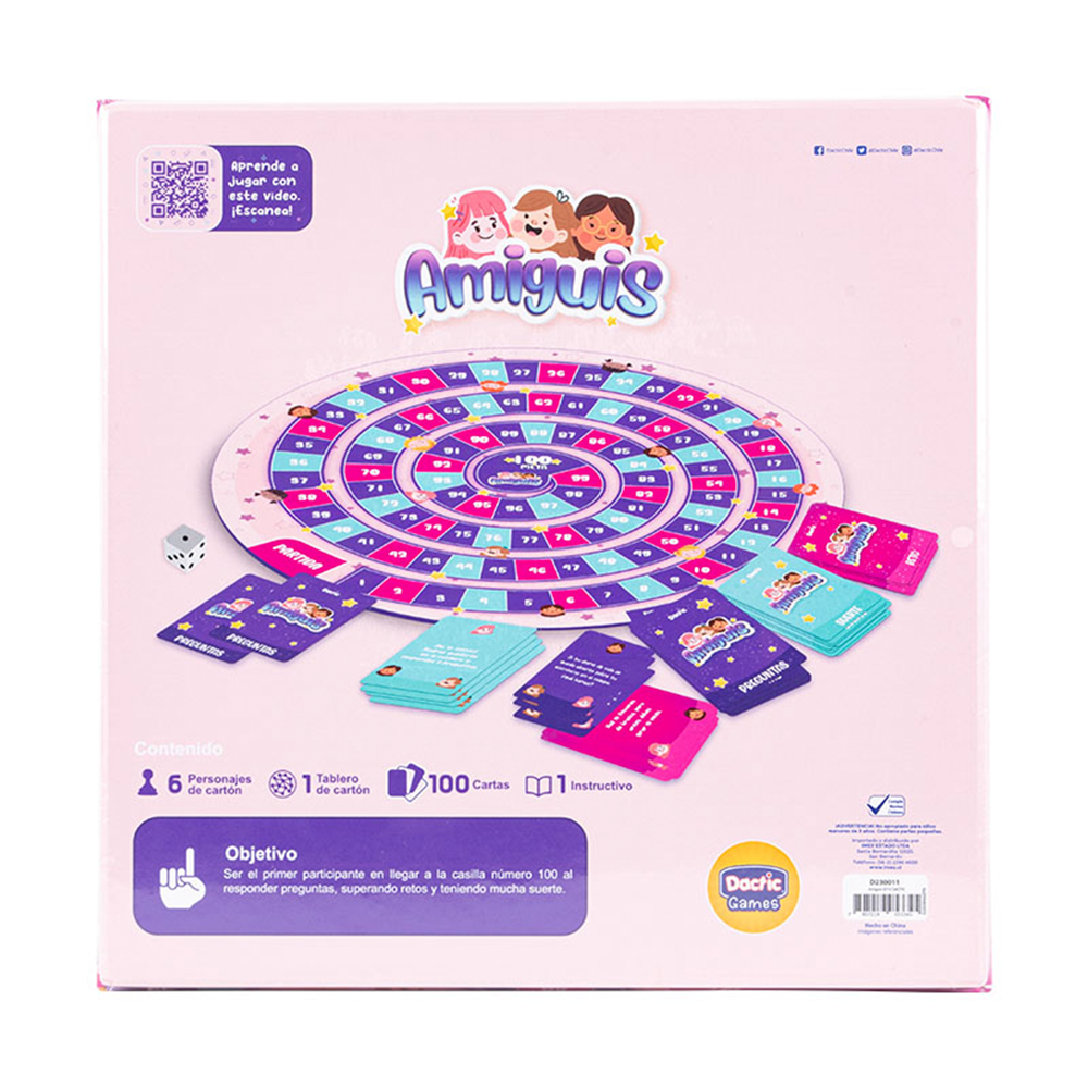 Amiguis juego de mesa dactic 12