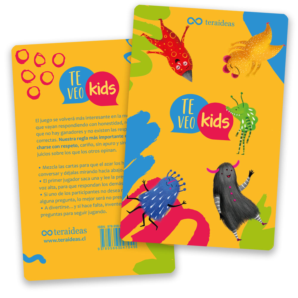 Cartas Te Veo Kids - Juego de preguntas motivadoras - para niños y padres 1