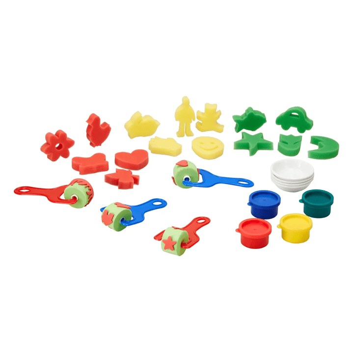 Set de 19 timbres - Incluye pinturas y posillos 2