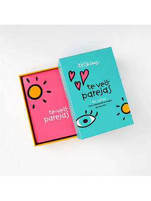 Cartas Te Veo Parejas - Preguntas para Reconectar en pareja - Mazo de 80 cartas