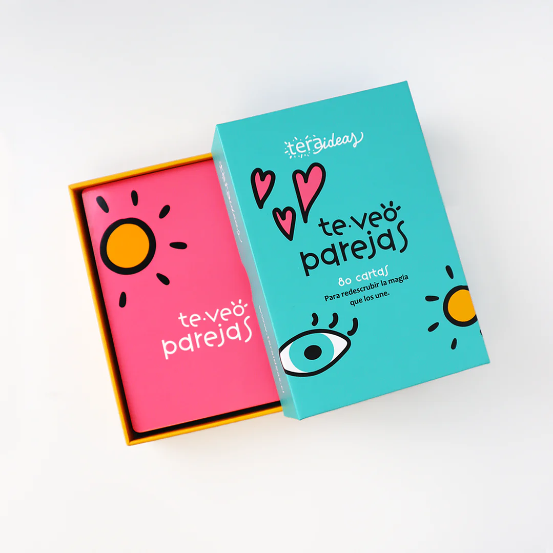Cartas Te Veo Parejas - Preguntas para Reconectar en pareja - Mazo de 80 cartas 1