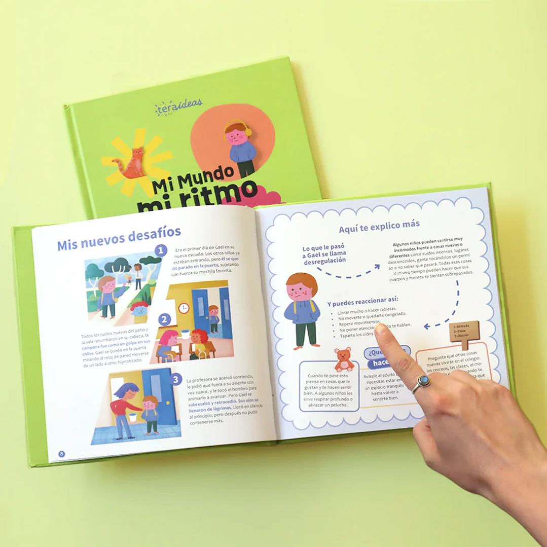 Libro Mi Mundo Mi Ritmo - Guía para comprender y acompañar la Neurodivergencia infantil - Hipersensibilidad 3