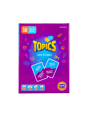 Topics - Suma palabras - Juego de mesa DACTIC
