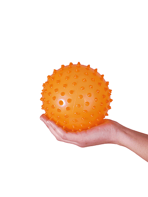 Pelota Sensorial Transparente 15 cms.