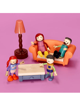 Set 4 Muñecos de Madera Castilá