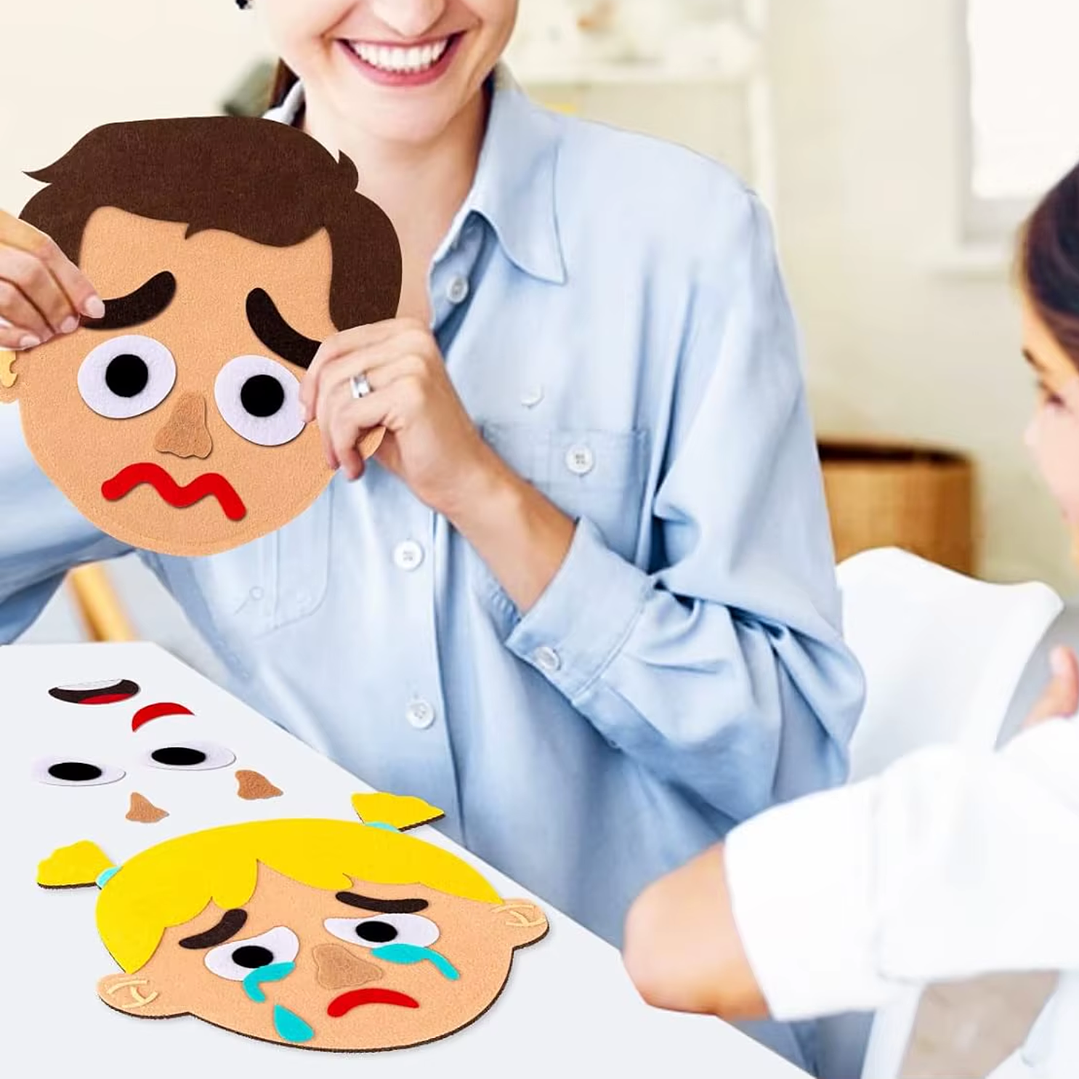 Panel Interactivo Emociones Caras 3