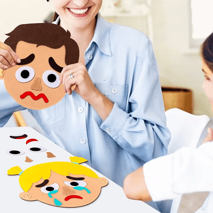 Panel Interactivo Emociones Caras 3