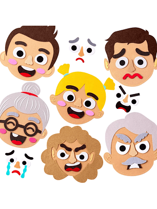 Panel Interactivo Emociones Caras