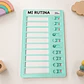 Tablero Visual de Rutinas con Ventanas de Verificación - Miniatura 8