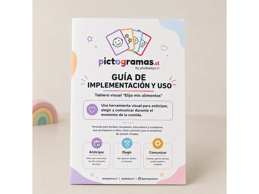 Sistema Visual de Alimentación y Comunicación – Elijo mis Alimentos 13