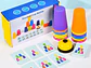 Juego De Vasos Apilables Stackked Cup Estimulación Cognitiva - Miniatura 3