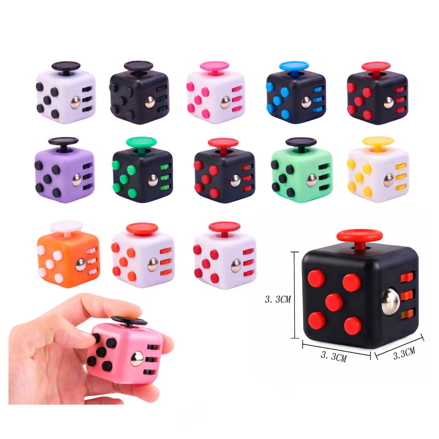 Cubo Antiestrés Fidget Sensorial 1