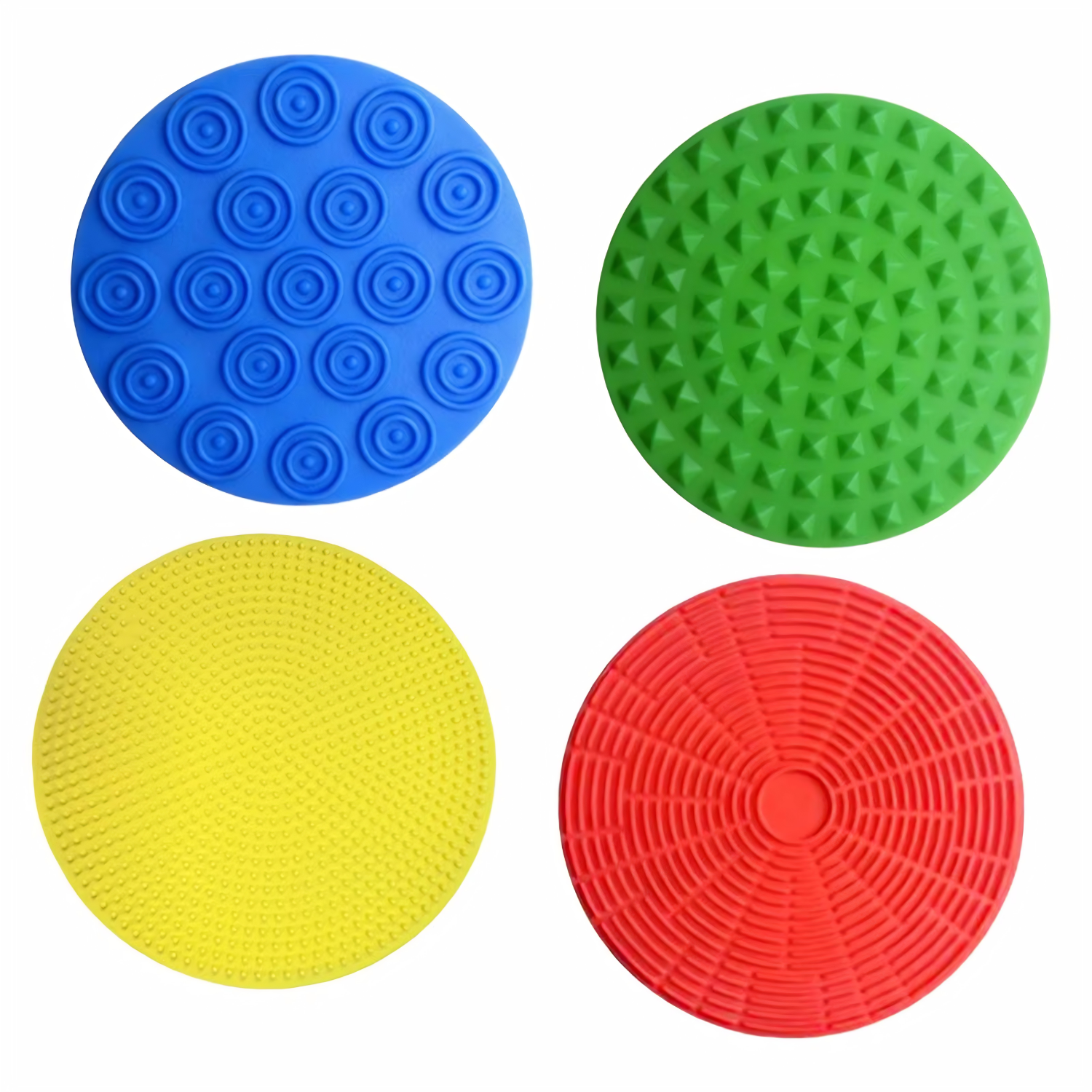 Pack 4 Pisos Sensoriales de Silicona - Niños TEA Texturas 1