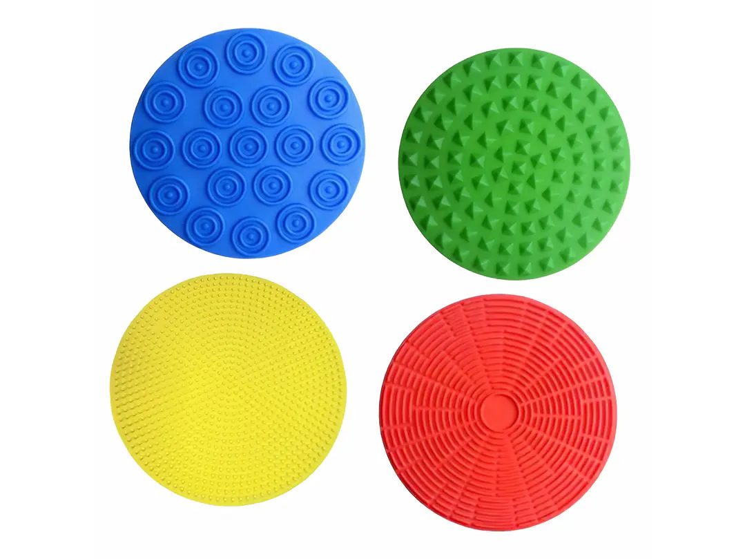 Pack 4 Pisos Sensoriales de Silicona - Niños TEA Texturas 1
