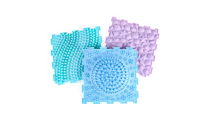 Pack 6 Alfombras Sensoriales Cuadradas con Texturas 30 x 30 cms 5