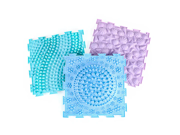 Pack 6 Alfombras Sensoriales Cuadradas con Texturas 30 x 30 cms 5