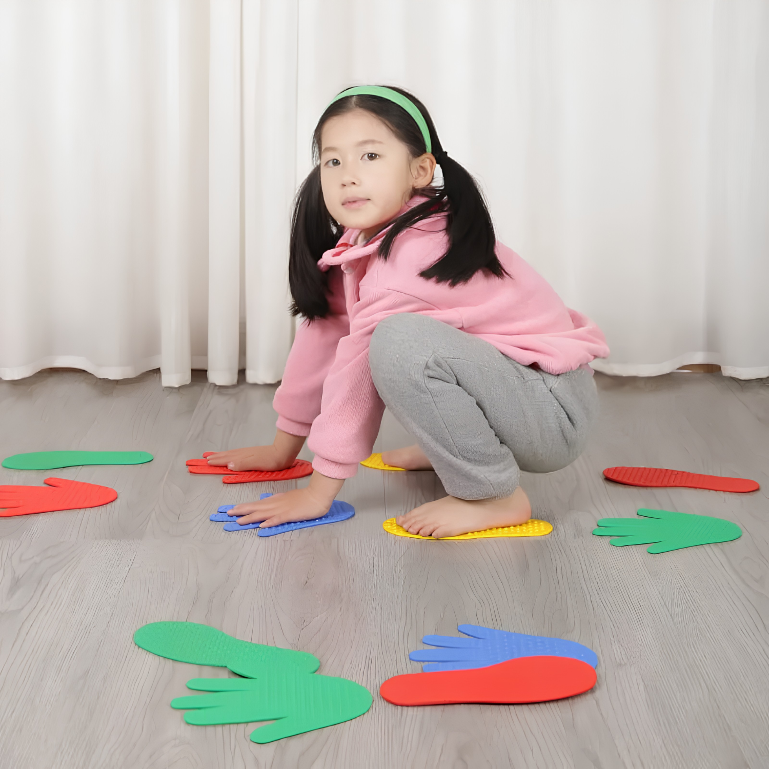 Set 4 Huellas Sensoriales con Texturas - 1 Par Manos y 1 Par Pies 2