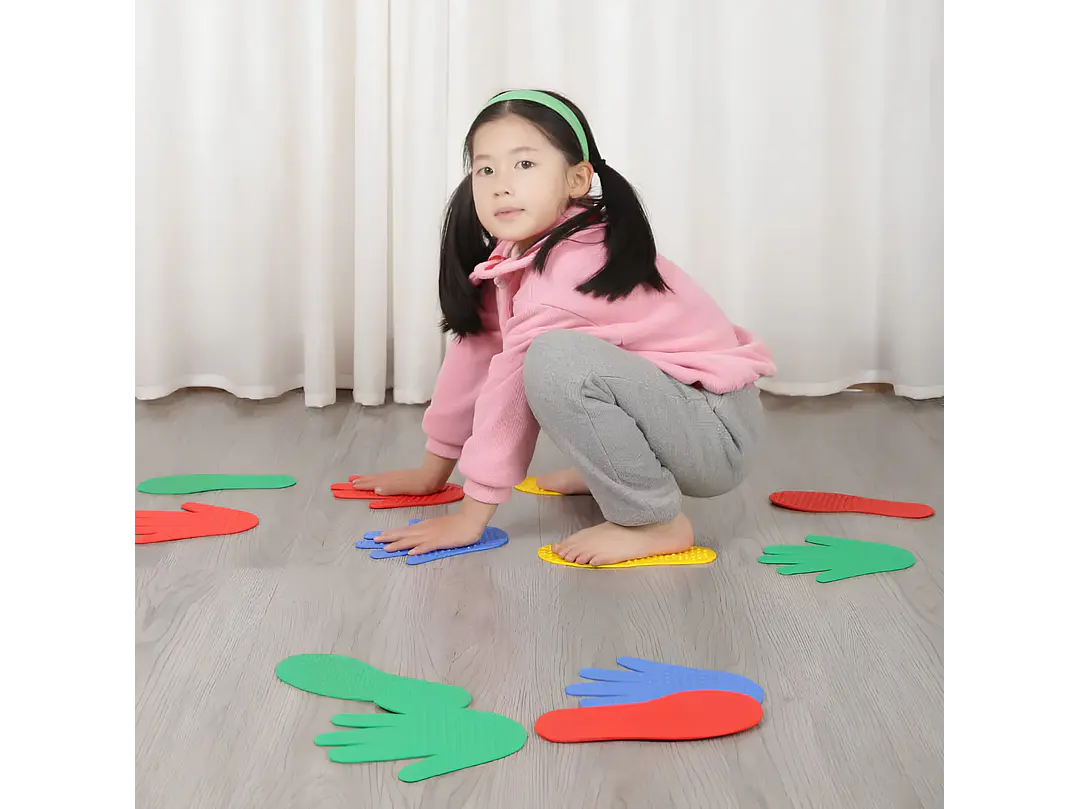 Set 4 Huellas Sensoriales con Texturas - 1 Par Manos y 1 Par Pies 2