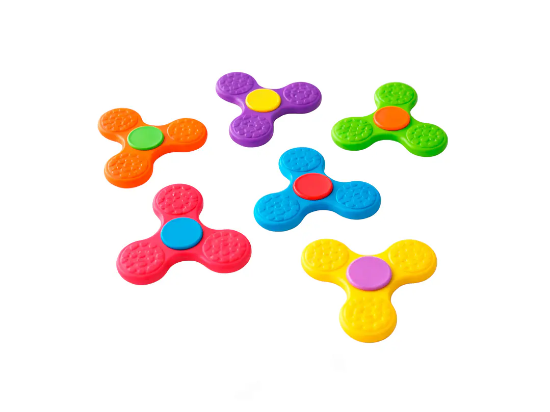 Pack 3 Spinner Sensorial Multitextura Diferentes colores 1