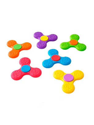 Pack 3 Spinner Sensorial Multitextura Diferentes colores