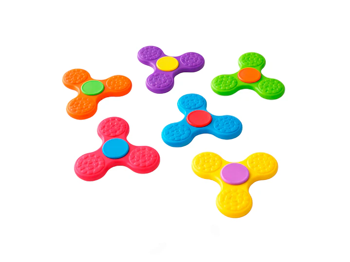 Pack 3 Spinner Sensorial Multitextura Diferentes colores 1