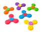 Pack 3 Spinner Sensorial Multitextura Diferentes colores - Miniatura 1