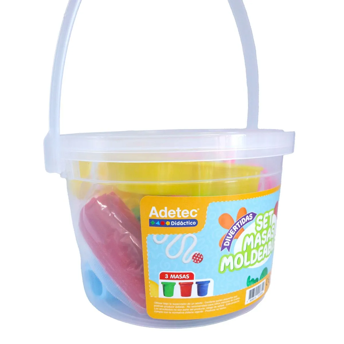 Kit Masas Moldeables y Moldes Colores Básicos (Moldes Animales) 2