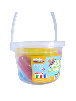 Kit Masas Moldeables y Moldes Colores Básicos (Moldes Animales)