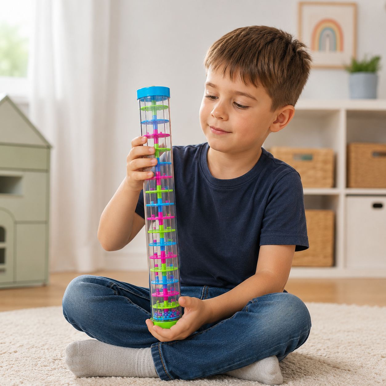 Palo de Lluvia Sensorial – Sonido Relajante – 40 cm 4